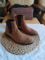 Botas Cuero Gamuza Marron Bowen No Herencia