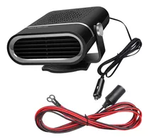 Calentador De Coche, Ventilador, Calentador De Negro 12v