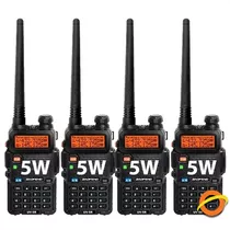 Kit X 4 Handy Baofeng Uv5r Radio Walkie Talkie Manos Libres