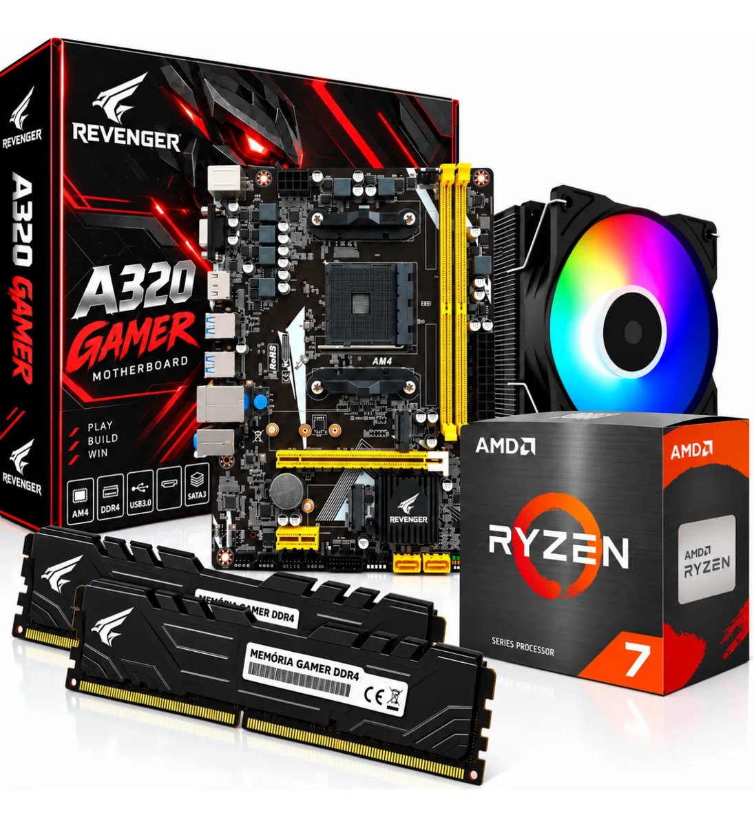 Kit Ryzen 7 2700x | Mercado Livre