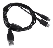 Cable De Carga Usb 2 En 1 P/nintendo Ds, Lite,ndsl,dsi,ll,xl