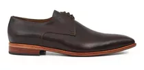 Zapato Cuero Hombre Briganti Acordonado Charol Hcac00775 Ch