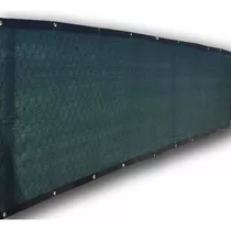 Malla Sombra Tejido Cerco Artificial Reja 1.50 X 10 Mt Verde