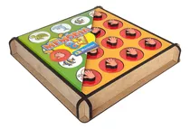 Brinquedo Educativo Jogo Da Memória 8x1 Em Madeira Mdf