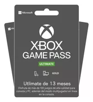 Game Pass Ultimate 12 Meses + 1 Garantizados