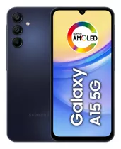 Samsung Galaxy A15 128gb Azul-escuro 4gb Ram Tela 6.5 90hz 5g Dual Sim