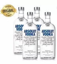 Kit Vodka Absolut Original 750ml - 4 Unidades