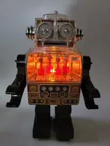 Robô Espacial - Piston Robot  Horikawa Japan - Anos 70 (2 F)