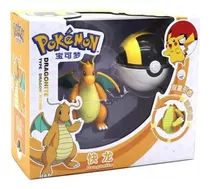 Pokemon Com Pokebola Caixa Original Dragonite Pikachu Mewtwo