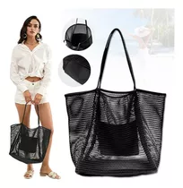 Bolso Grande Multiuso De Malla Para Playa / Piscina 