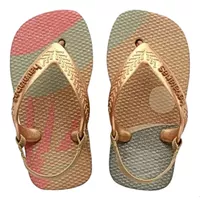 Chancleta Ojota Havaiana Original Bebé C/elastico En Talón