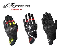 Guantes Alpinestars Celer V1, Guantes Para Moto, Cuero 100 %