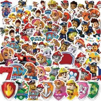 50 Stickers Impermeables Paw Patrol, Adhesivos, Pegatinas