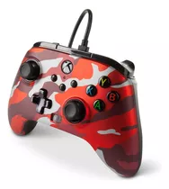 Powera Control Alámbrico Para Xbox Series X|s - Red Camo Color Rojo