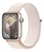 Apple Watch Series 9 Gps  Caja De Aluminio Blanco Estelar De 45 Mm  Correa Loop Deportiva Blanco Estelar