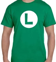 Camiseta Do Mario Bros Ou Do Luigi 100% Algodão Adulto