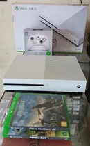 Microsoft Xbox One S 1tb Branco Com 1 Controle E 2 Jogos