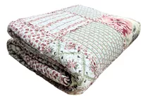 Cubrecama Patchwork King Size Quilt Con Fundas