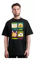 Fina Y Jake - Fiona Y Cake - Hora De Aventura - Polera