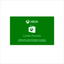 Cartão Microsoft Gift Xbox Brasil R$ 80 (r$50 + R$30) Reais