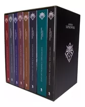 The Witcher - Box Capa Game Com 8 Livros. De Sapkowski, Andrzej. Coleção Em Português, Livro Série Netflix Lindo Para Presente Colecionador Ficção - Envio Imediato