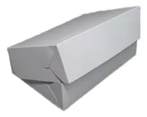 Caja Alfajor Cartulina 22x15x6.5 Blanca 