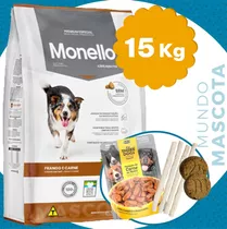 Alimento Monello Premium Especial Adulto Pollo Y Carne 15 Kg