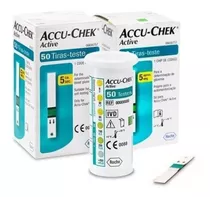 Kit 2 Caixas Accu-chek Active Com 100 Tiras - Promoção