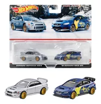 Hot Wheels Premium 2 Pack Subaru Impreza / Wrx Sti 