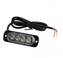 4 Led Flasher Luces Ultra Enrarezca Coche Camión Lado Luces