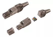 Conector Plug Macho Rj45 Industrial Cat6a Cat7 Blindado