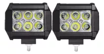 Pack 2 Barra Focos Neblineros Led 36w Blanco Expansion Auto 