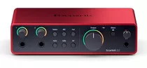 Placa Usb Focusrite Scarlett 2i2 4ta Generacion Premium