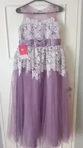 Vestido De Fiesta Con Etiqueta Hermoso!!! Niña