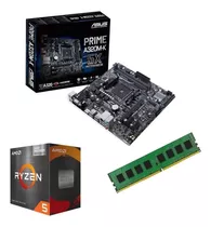 Combo Actualizacion Asus A320m-k Ryzen 5 4600g + 8g 3200 Mhz