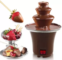 Mini Fuente Cascada De Chocolate Electrica Portatil 3 Pisos