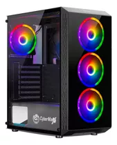 Case Gamer Cybertel Commander Cbx 5009 4fan Doble Ring Usb 3