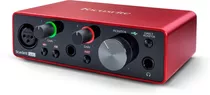 Focusrite Scarlett Solo 3era Generacion Placa De Audio Usb 