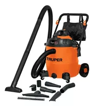 Aspiradora Truper Asp-16s 60l Sólidos Líquidos 6-1/2hp 127v Color Naranja