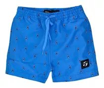 Short Topper De Baño Slim Natacion Cte Estampado Niño