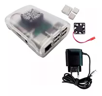 Fonte + Case, Cooler + Dissipador Raspberry Pi3 Pi 3 B E B+