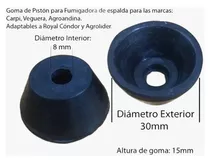 Gomas Para Piston De Fumigadora De Espalda Carpi, Veguera. 