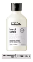 Shampoo L'oréal Professionnel Serie Expert Metal Detox Sin Sulfato En Botella De 300ml De 300g Por 1 Unidad De 300ml De 300g