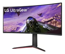 Monitor LG 34gp63a 34'' Ultragear Wqhd Curvo 21:9 160hz Color Negro 110v/220v