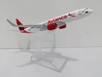 Avión Avianca B737, Escala 1/400, Aircraf Model, 15cms Largo