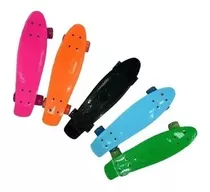 Patineta Tabla Skate Mini Long Board Llantas Goma Nuevo