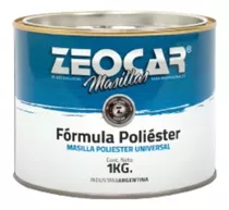 Zeocar Masilla Formula Poliester Plastica De Relleno 1 Kg