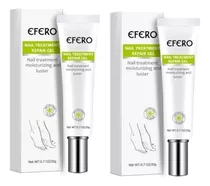 2 Efero Nails Kit Fungicida Para Unhas Tratamento De Micose Cor Branco