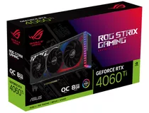 Placa De Video Rog Strix Geforce Rtx4060 Ti 8gb Gddr6 Oc Ed