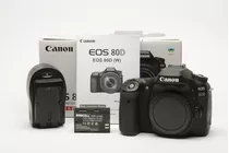 Canon 80d Dslr Body,  Box, Batt+ Charger +manual New